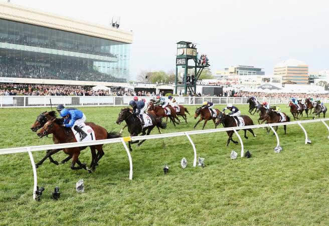 Best Solution wins the $5m Caulfield Cup