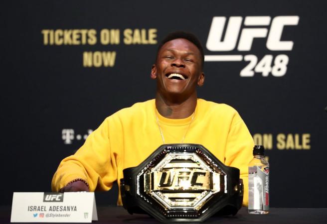 "It's me and this f***boy fighting in front of a couple of billionaires": Israel Adesanya excited by potential Fight Island bout against Paulo Costa