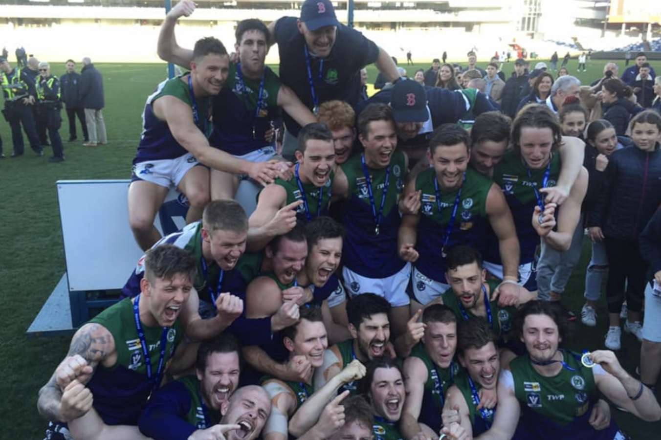 WATCH Stunning gamewinning goal kicked in Geelong Football League GF