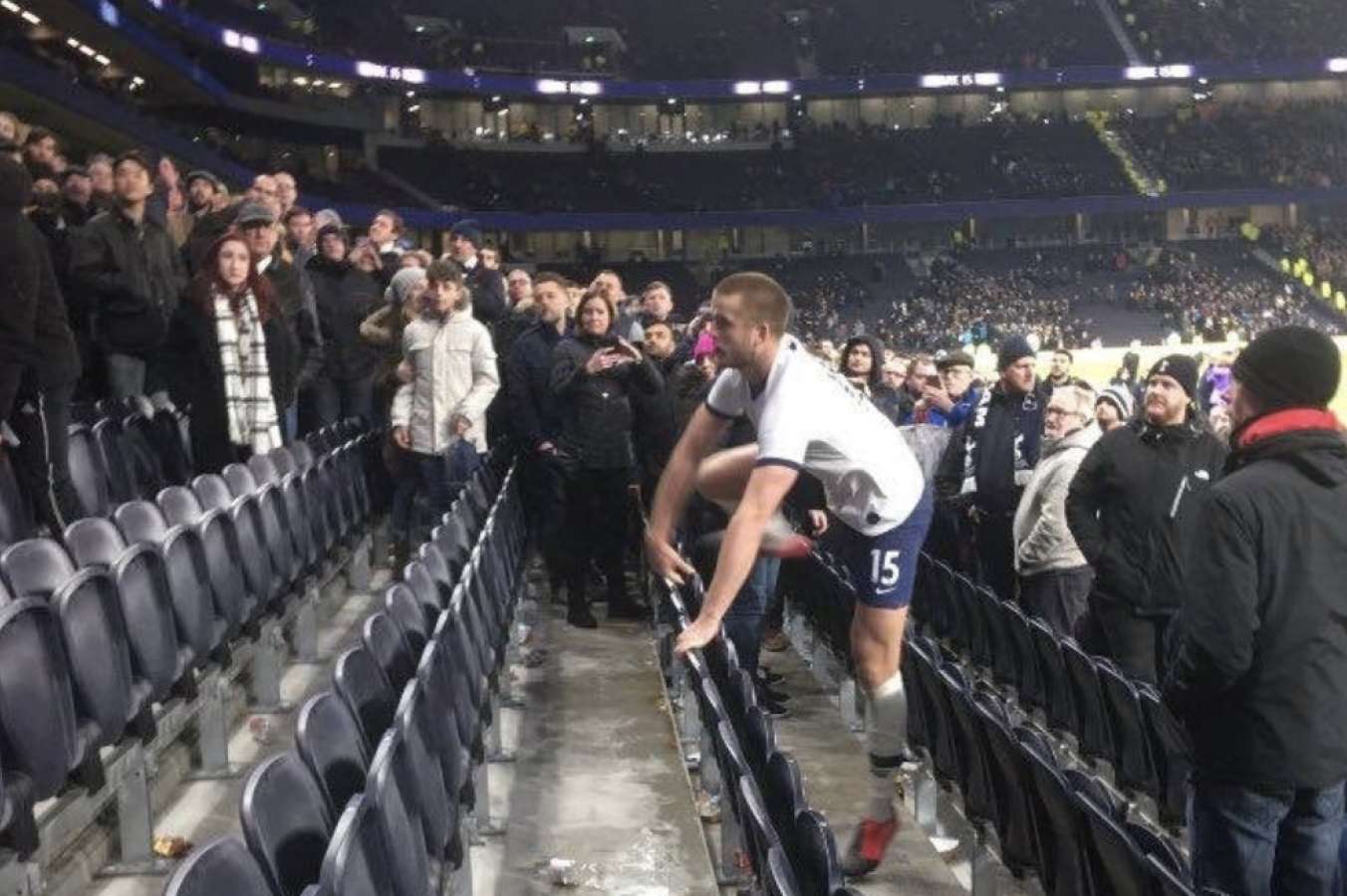 WATCH Tottenham player goes into stands to confront fans Odds